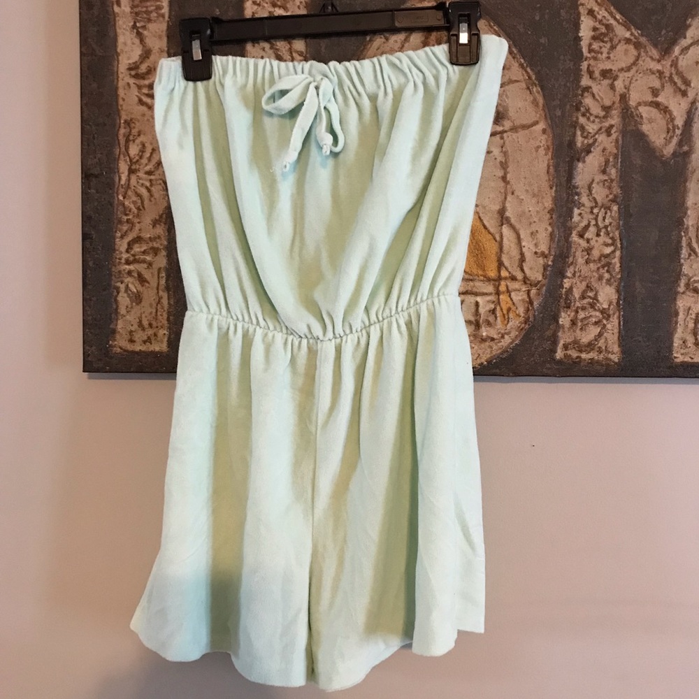 Vintage Mint One Piece Cover Up